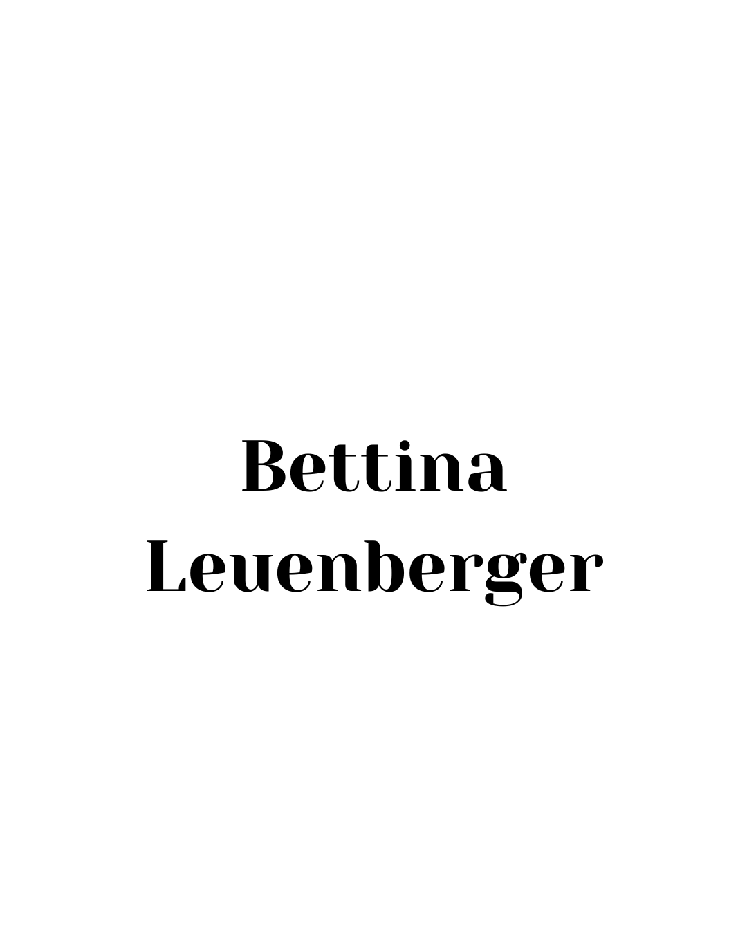 Bettina Leuenberger